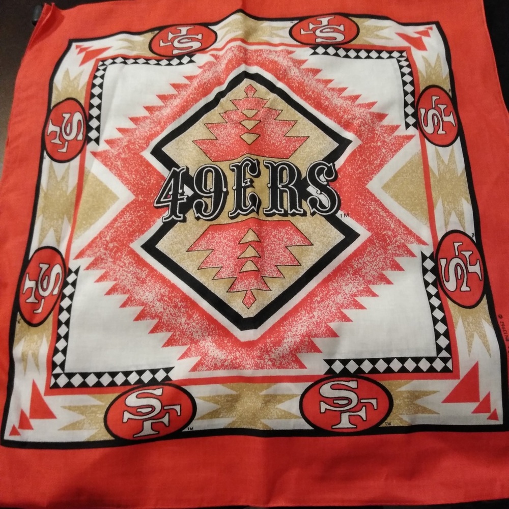 San Francisco 49ers collectors handkerchief 95 SB
